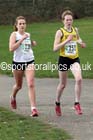 Abigail Howarth (Leigh) and Jenny Knass (Stockport) 2nd leg of the senior womens 6 stage relay, 2014 Northern 12 and 6 Stage Relays, Heaton Park, Manchester. Photo: David T. Hewitson/Sports for All Pics